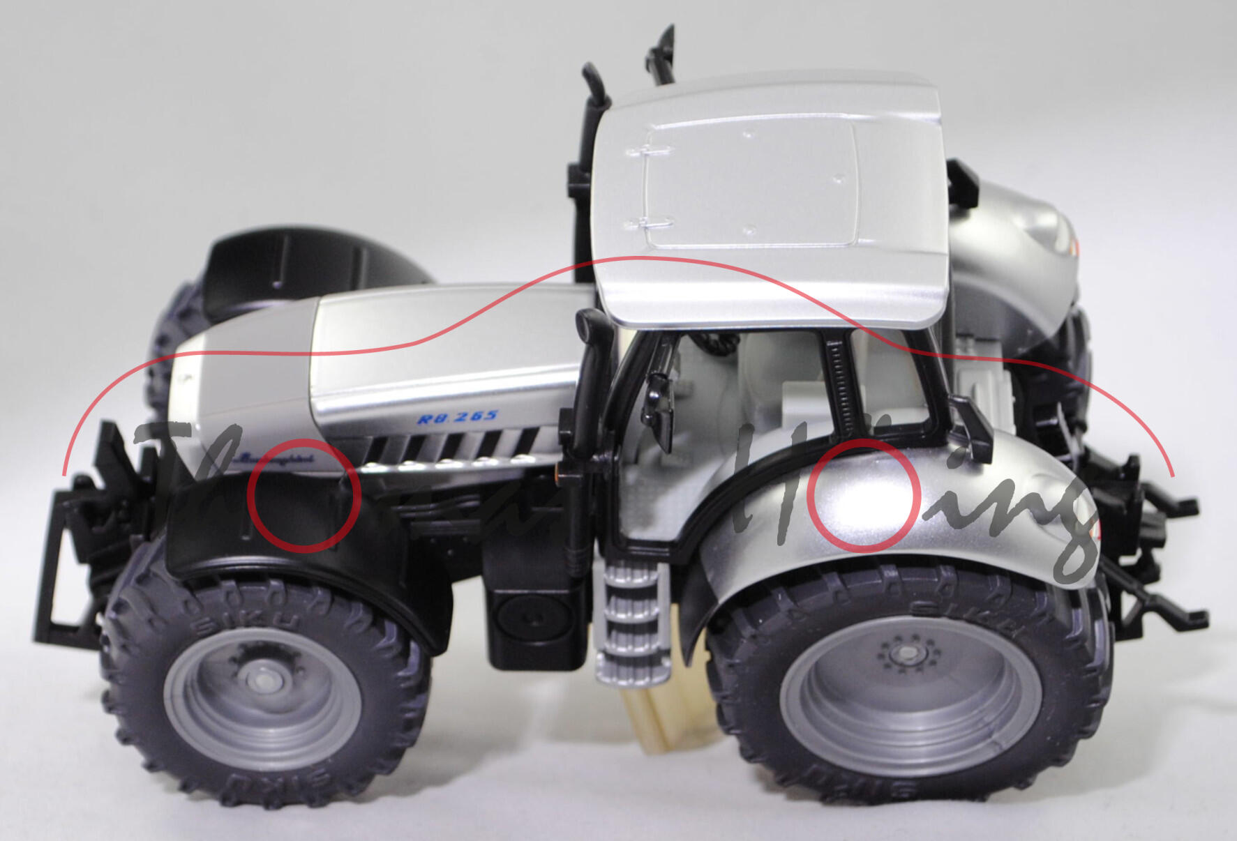 00000 Lamborghini R8.265 Traktor (Mod. 04-06), weißaluminiummet